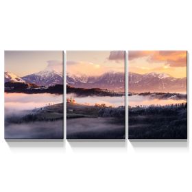 3 Panels Framed Vivid Landscape Canvas Wall Art Decor,3 Pieces Mordern Canvas Decoration Painting for Office,Dining room,Living room