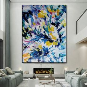 Hand Oil Pianting Original Hand Painted Canvas Art Painting Abstract Painting Large Wall Art Exta Large Canvas Uil Painting Textured Abstract Home Hal (Style: 1, size: 150x220cm)